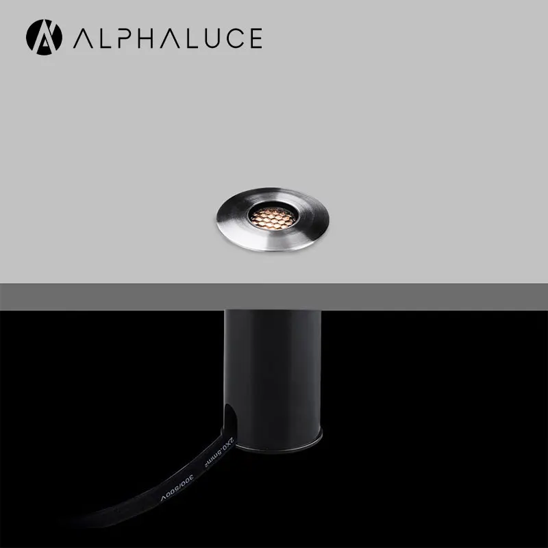 1W Stainless Steel Outdoor Garden Lighting Steel Frame Mini Deck Led Mini Inground Light