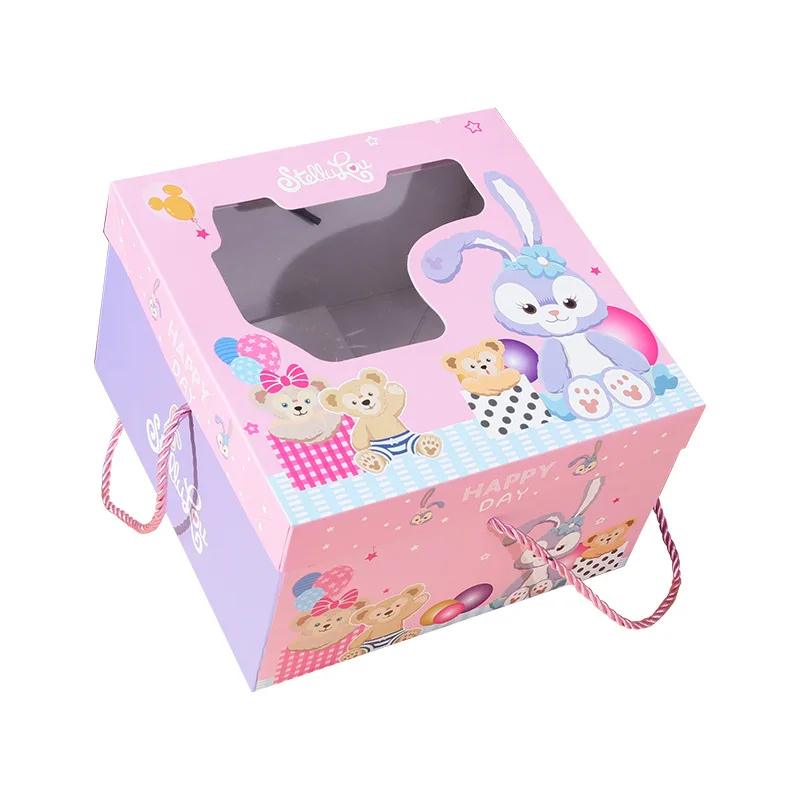 Gift Chocolate Birthday Baby Present Box Christmas Gift Box For Kids Toys Packaging Lid and Base Boxes with Clear Window