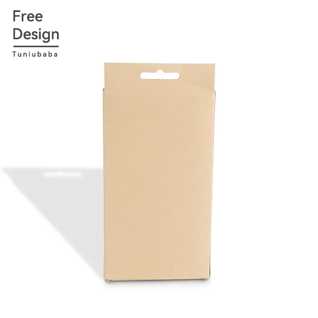 New Trending Biodegradable Display Commedity Shop Kraft Box With PVC Window