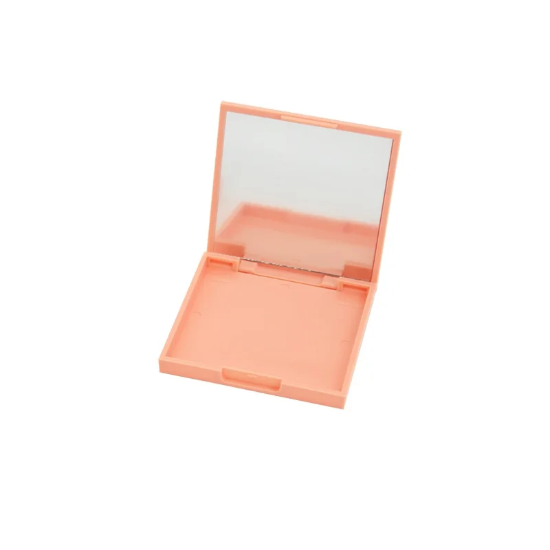 false empty eyelash extension container luxury eyelash compact box packaging fancy square eyelash plastic case