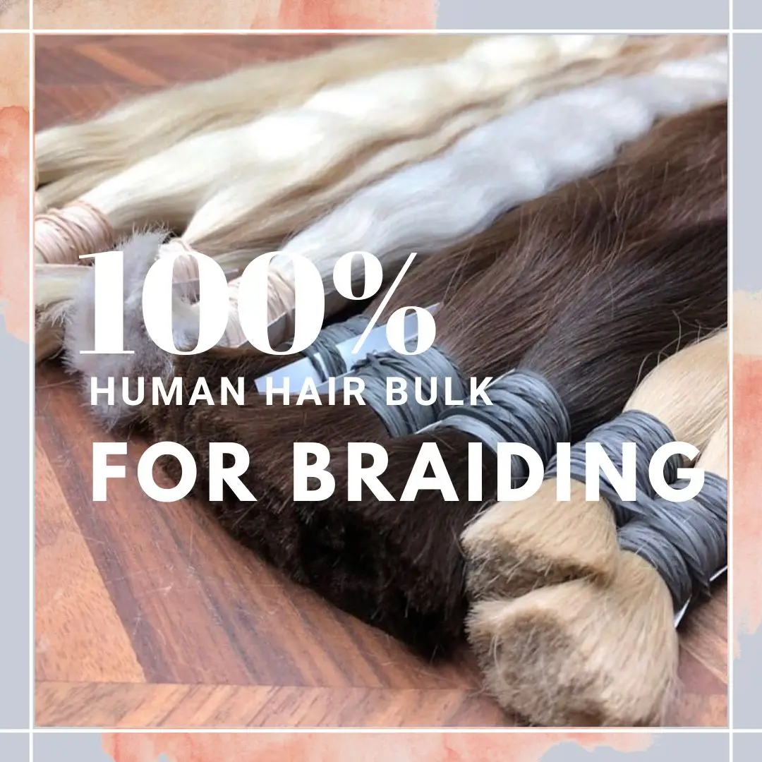 Wholesale Bulk Products Human Hair Bulk Hair Extensions 100% Silky Straight Unprocessed Virgin Indian Hair Bulk