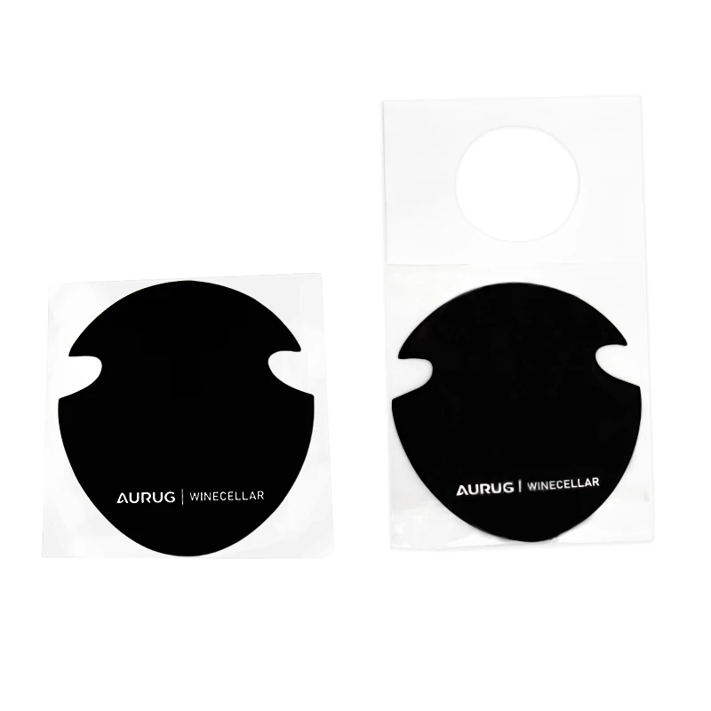 Manufacturer Pretty Mini Wine Drop Stopping Pour Spouts Reusable Round Foil Drip Stop Foil Disk Pourer For Wine Pouring Disc