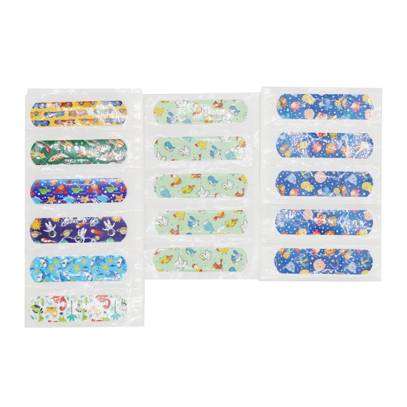 Custom Logo Cute Wound Band-aid Breathable Plaster Printed Private Label Band Aid Bandaid Manufacturer