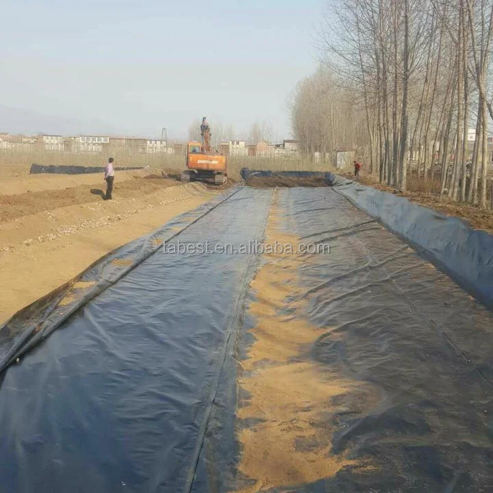 1 мм hdpe гильзы для пруда геомембраны очистки сточных вод и биогаза
