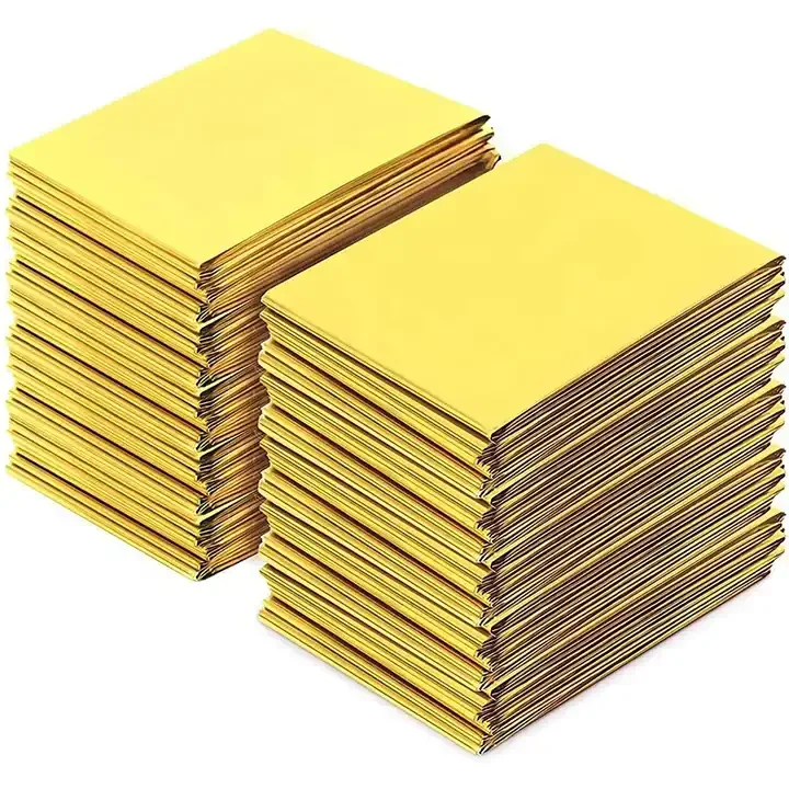 Space Rescue Thermal Waterproof gold emergency mylar foil survival blanket for Survival Tool