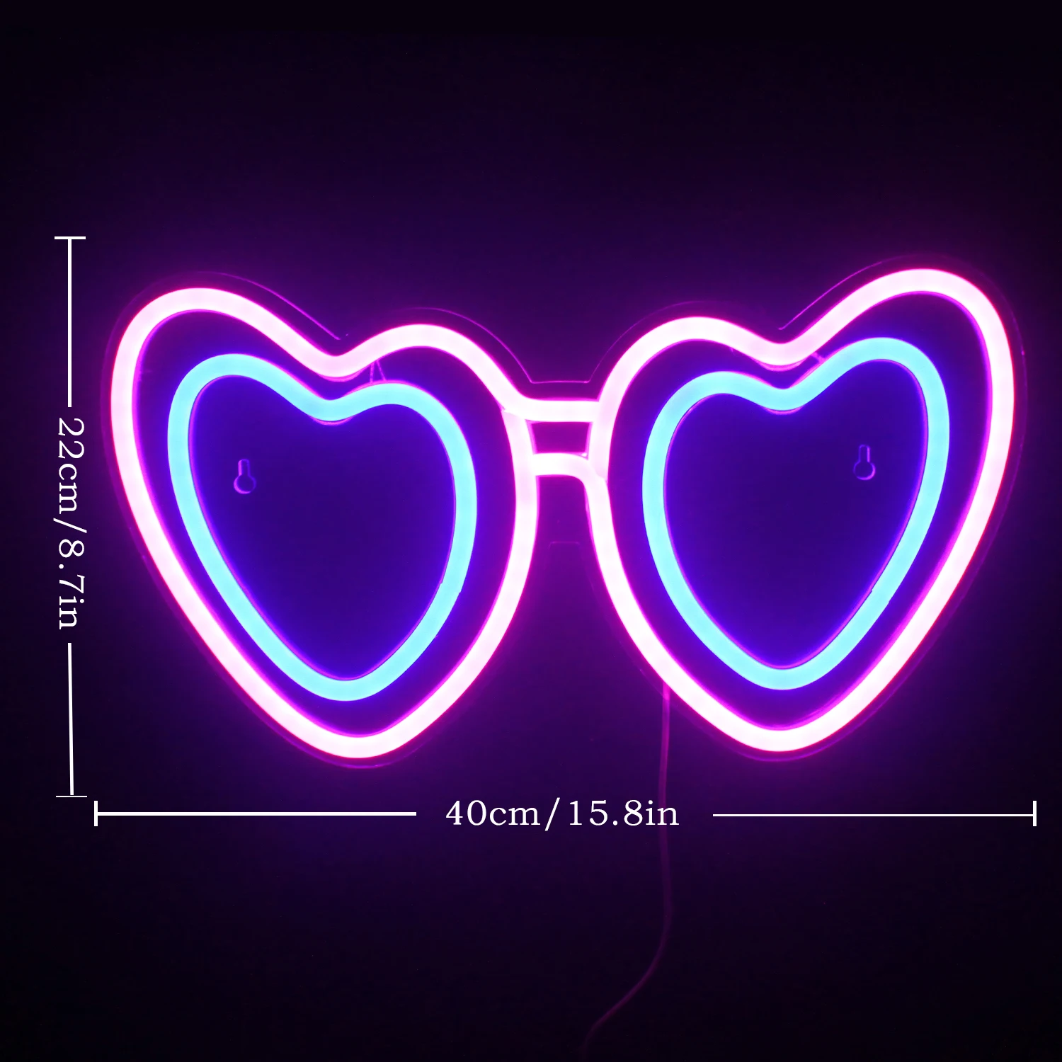 Wanxing Birthday Neon custom sunglasses LED Neon party, sweet birthday gift
