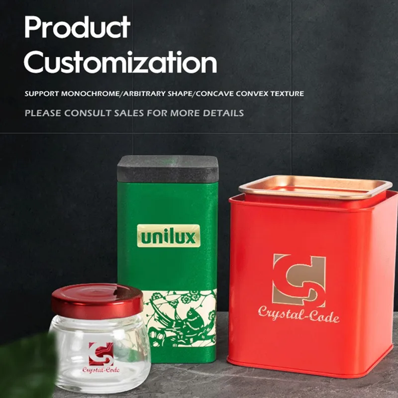 Good quality UV transfer paper candle labels packing high vinyl printing clear sticker metal sticker die-cutting sticker