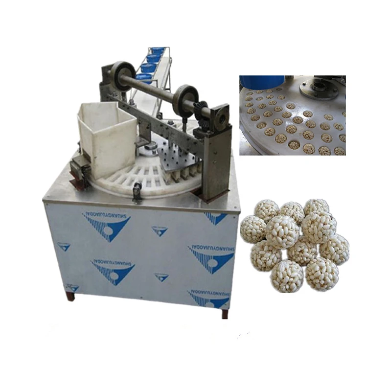 Professional Service Puffed Chocolate Rice Ball Puffed Rice Cake Making Machine Puff Rice Corn Cereal Bar Forming Machine