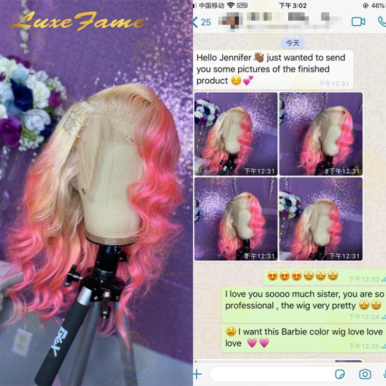  Оптовая продажа парик из человеческих волос 613 HD Full Lace Платиновый светлый прозрачный на сетке спереди 13x4 13x6