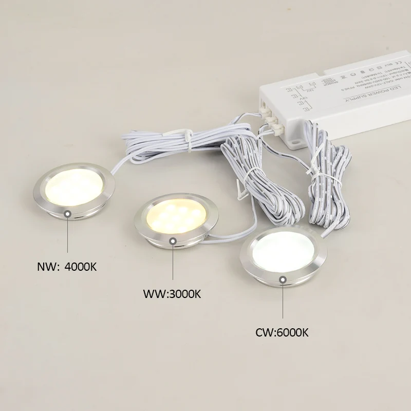 External Sensor Recessed Bathroom Mirror Under Led Kitchen Cabinet light led night ultra thin