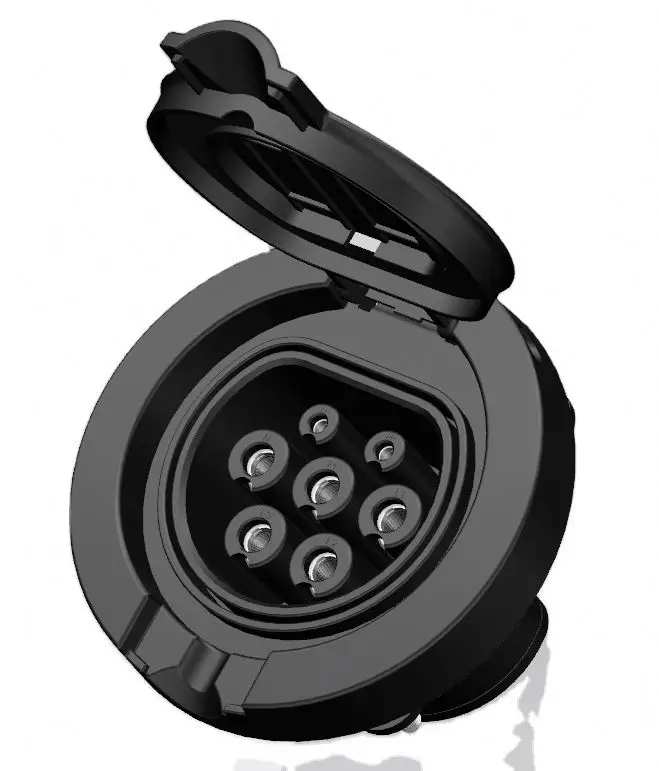 EV зарядка 16A 32A AC Тип 2 розетка EVSE разъем ev зарядная розетка Тип 2