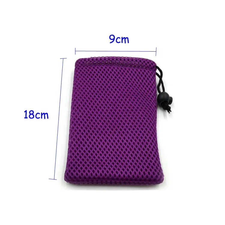 Hot Selling Custom Drawstring Saver Bag Mesh Soap Pouch