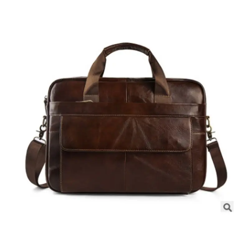 Unique engraved leather lawyer briefcase