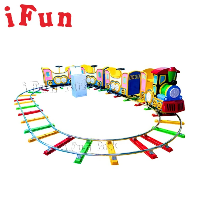 7 Seats Little Train Amusement Park  Equipment Kids electric amusement train rides