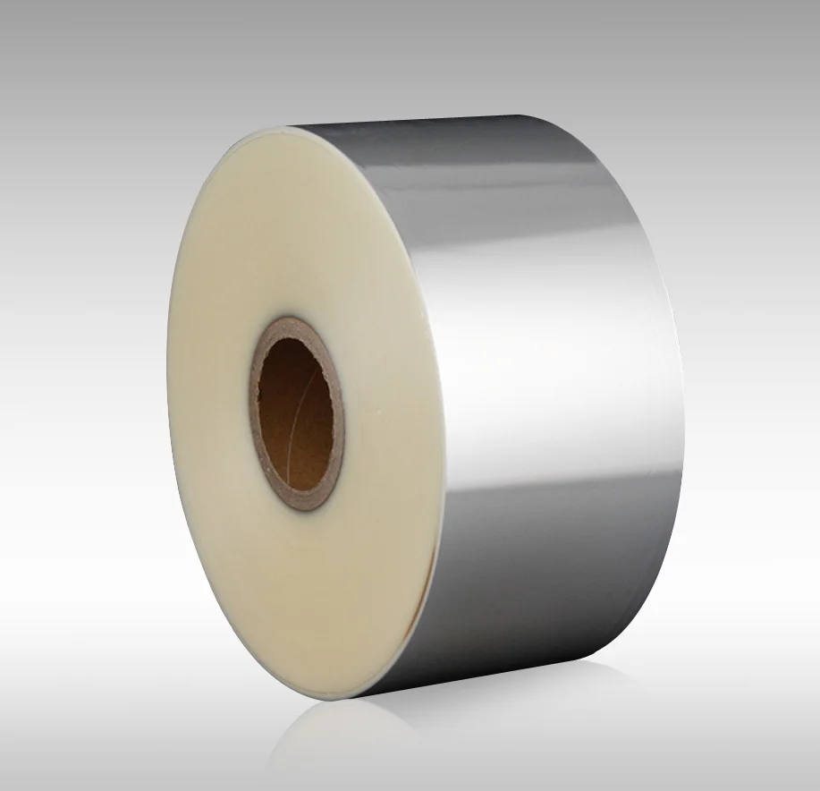 Manufacturer supply film heat sealable clear white peralized bags bopp thermal lamination holographic film food grade