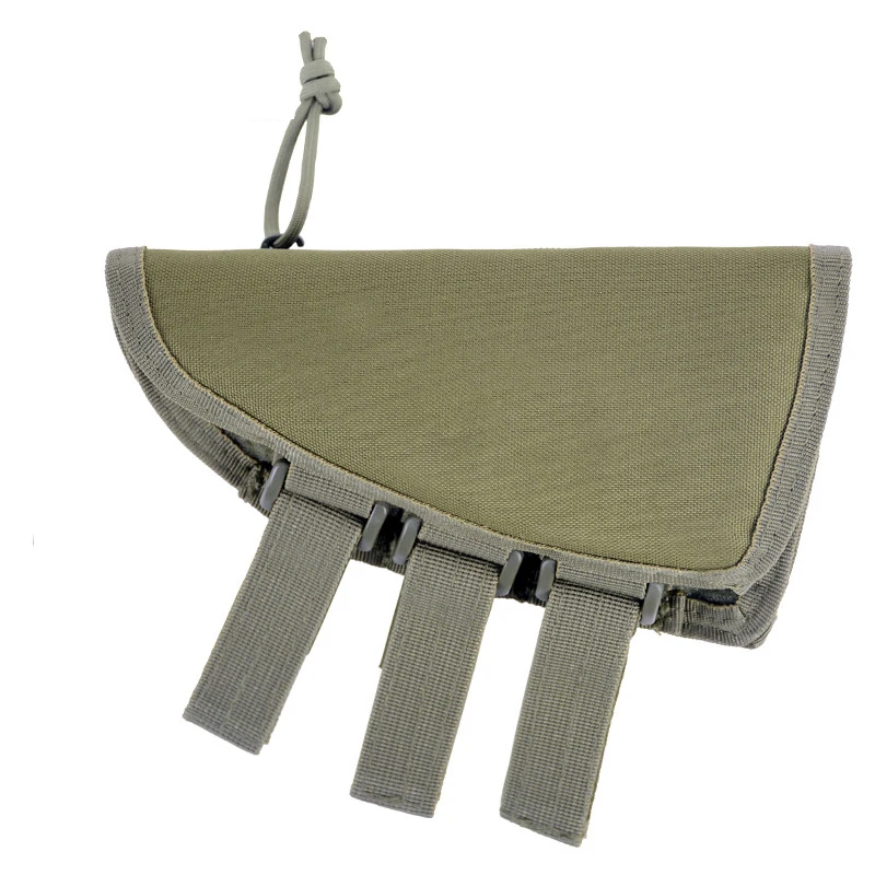 
For Hunting Shooting Cheek Rest Pad Ammo case Shell Cartridges Holder Pouch Adjustable Tactical Military Rifle Buttstock 