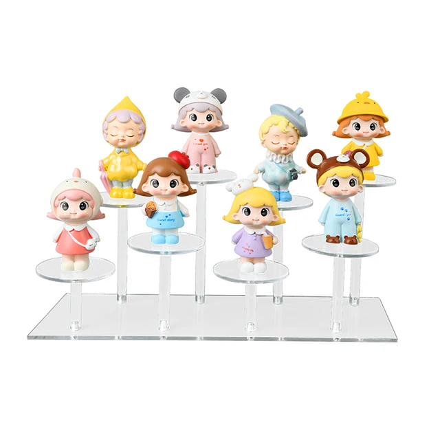 Transparent Acrylic Blind Box Hand-made Display Stand Model Doll  Ornaments Display Rack