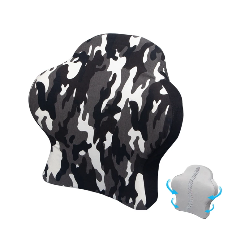 New Custom Cooling Gel Memory Foam Mesh Breathable Back Cushion Chair Back Seat Massage Cushion