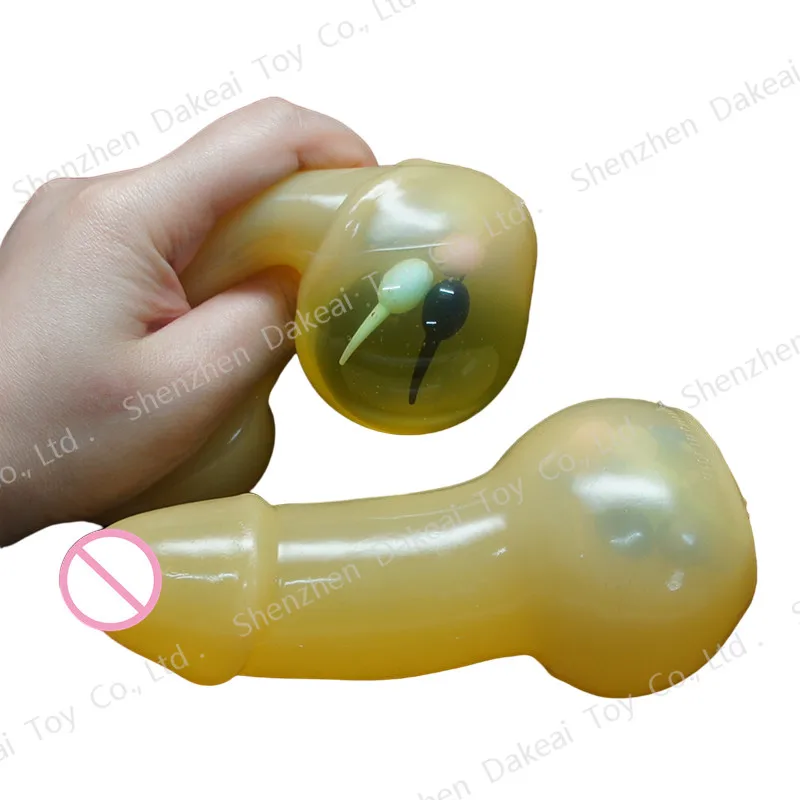 Party Favor Squeeze Penis Stress Relief Ball Anti Stress Squeeze Willy Novelty Gifts