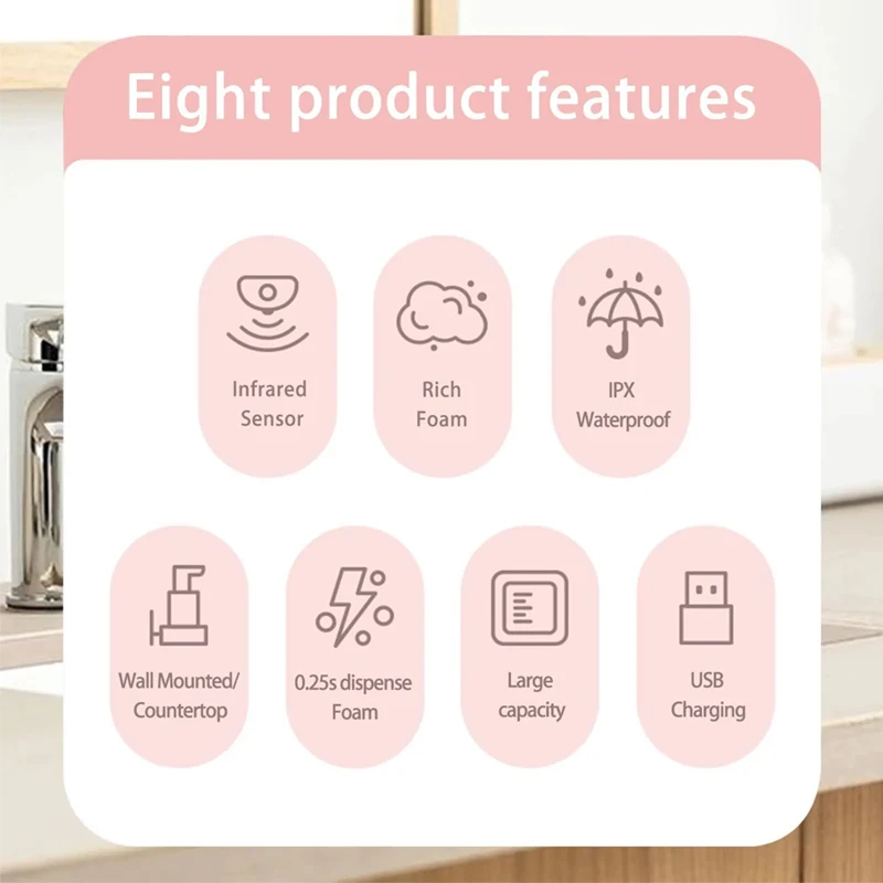 cartoon kids bottle soap dispenser 400 ml auto dish liquid soap dispenser sensor foaming