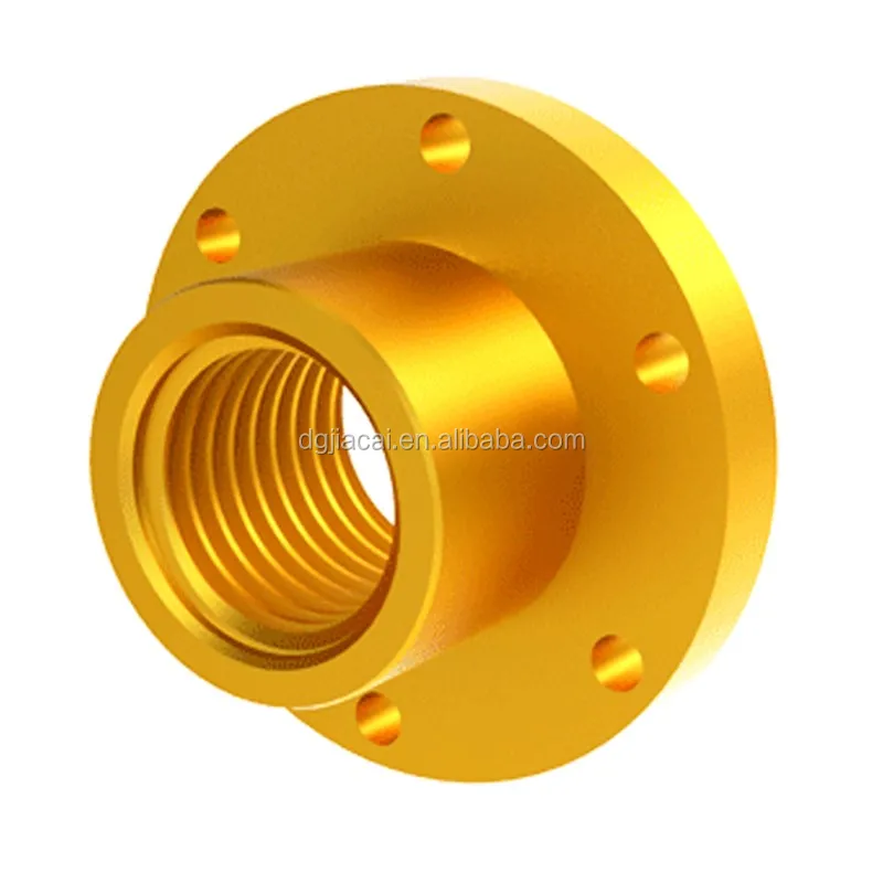 CNC Machining Brass Round Wall Flanges