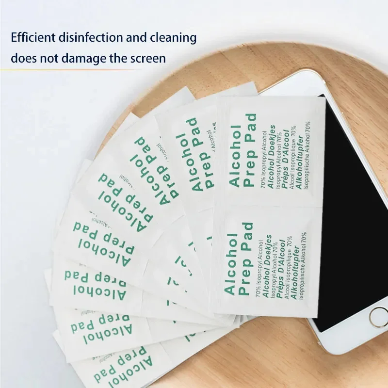 Medical Disposable Nonwoven 75% Ethanol or 70% Isopropanol Alcohol Prep Pads