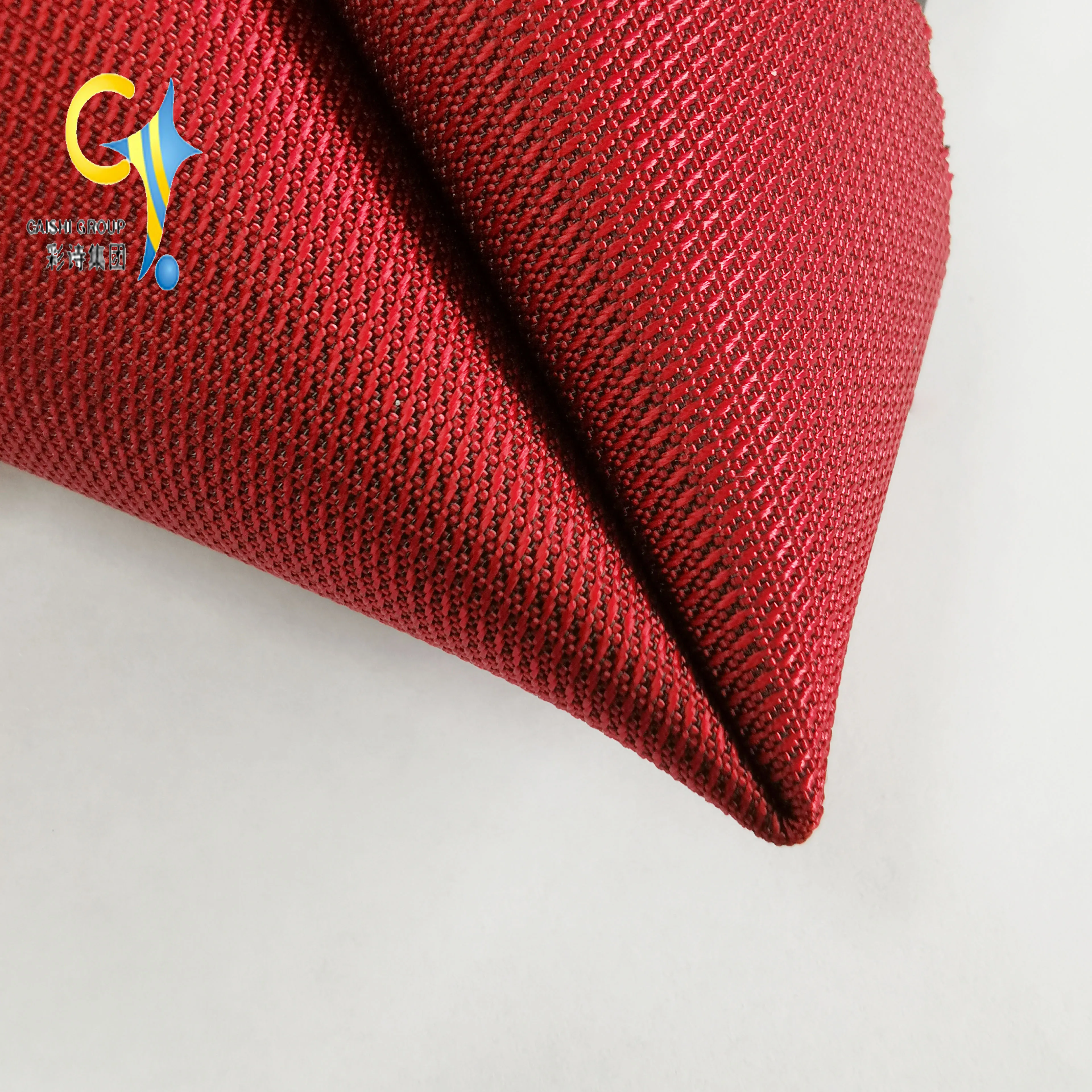 China fabric factory strong  300*250 two tone twill jacquard with foamed high quality outdoor using fabrics