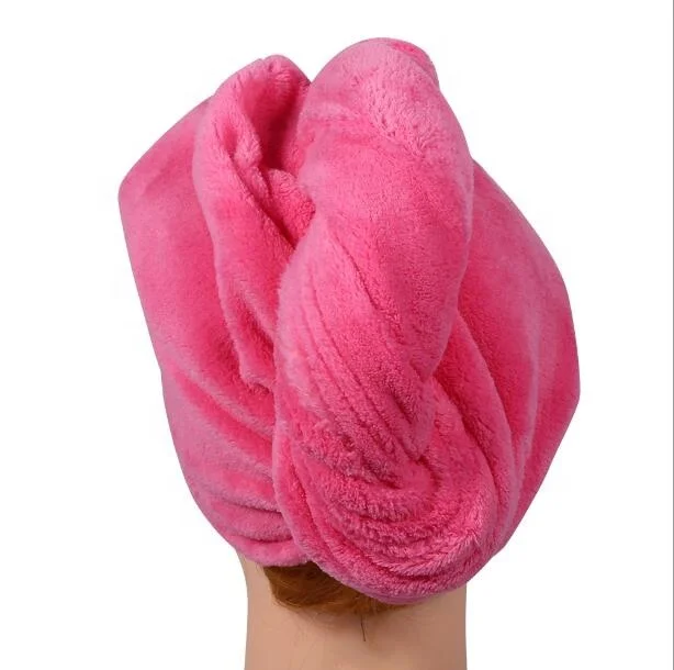
Microfiber Thickening Super Absorbent Microfiber Wrap Towel Shower Hair Dry Turban 