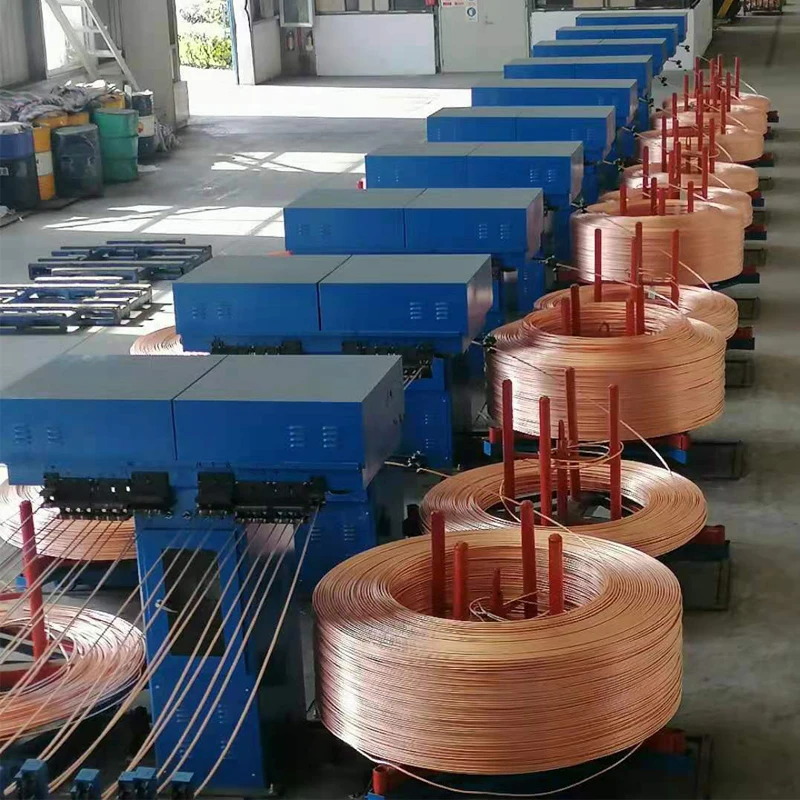 16mm copper rod casting process oxygen free copper rod continuous casting machine