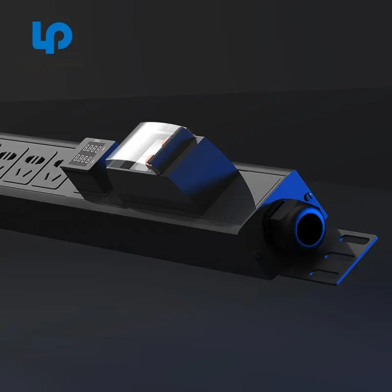 ningbo lepin factory computer Intelligent PDU metered PDU 1.5U IEC C13 C19 Smart monitor PDU IP For Computer Center IDC