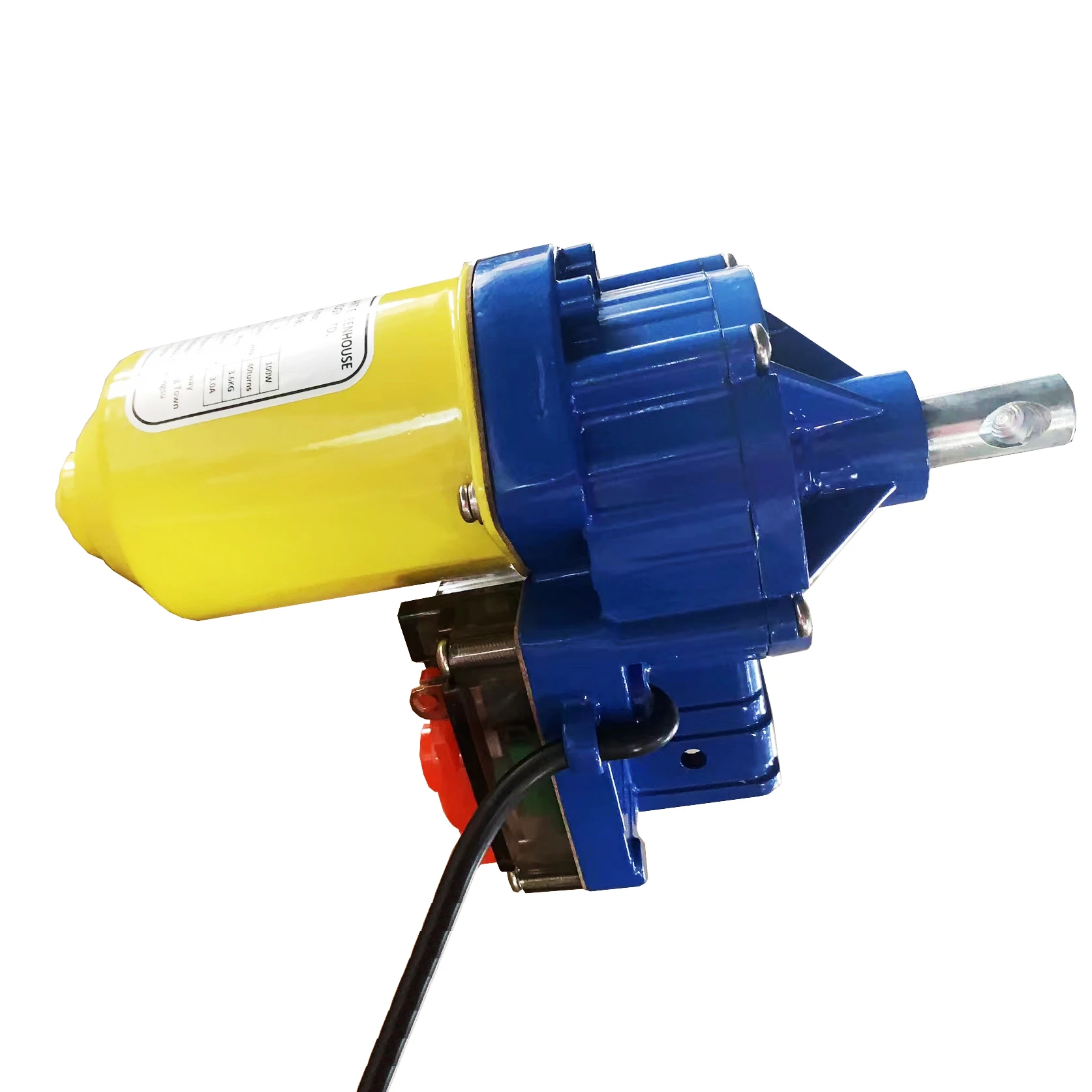 Electric rolling up motor for greenhouse agriculture