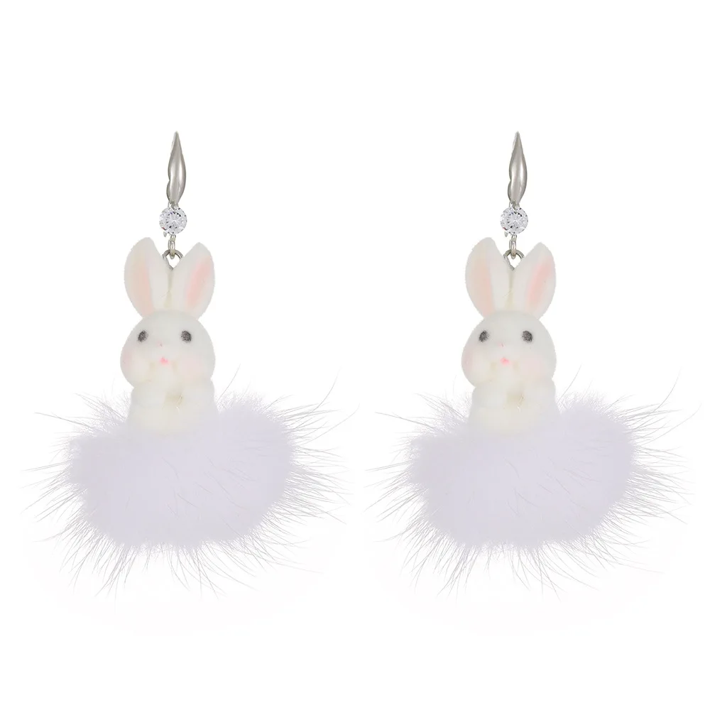 Cute new velvet rabbit earrings