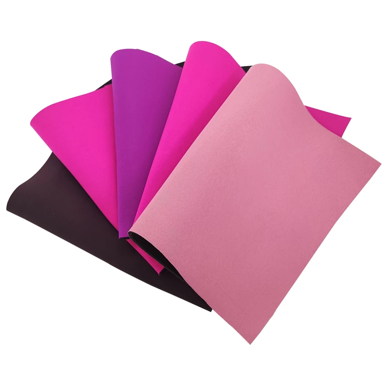 NEW ARRIVAL 3.5mm custommade color neoprene polyester fabrics for bags factory price by meter