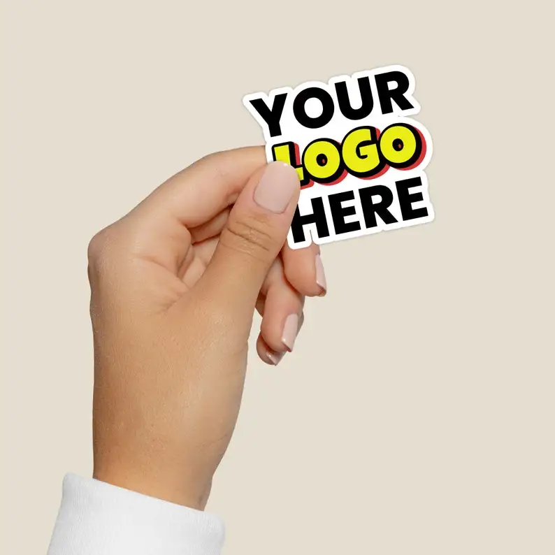 Yahik Custom Printing Waterproof Vinyl Stickers Die Cut Label Logo Stickers Adhesive Pvc Label Sticker