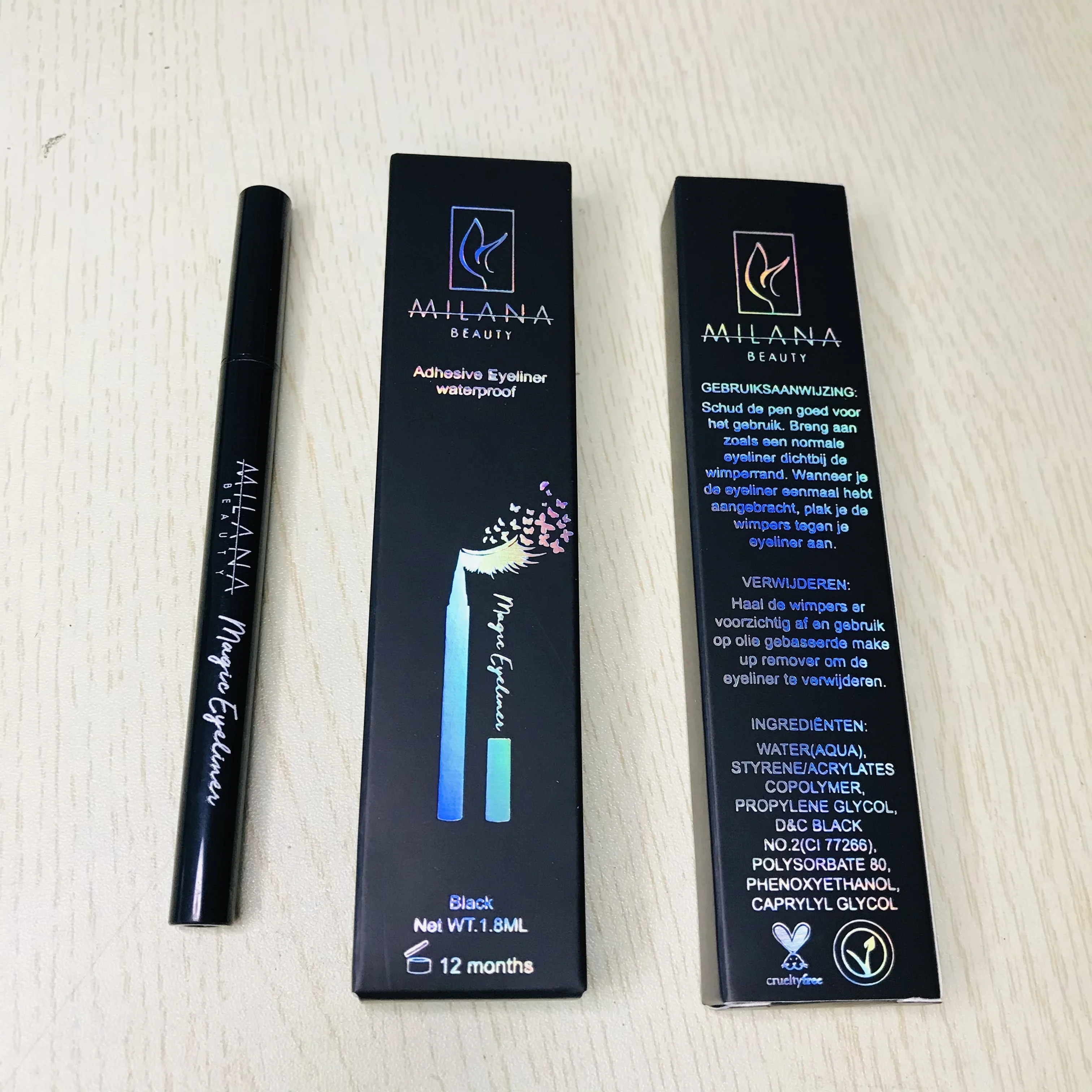 magnetic eyelashes with eyeliner custom box water activated liquid adhesive magnetic lashglue pen eyeliner glue pen eyeliner