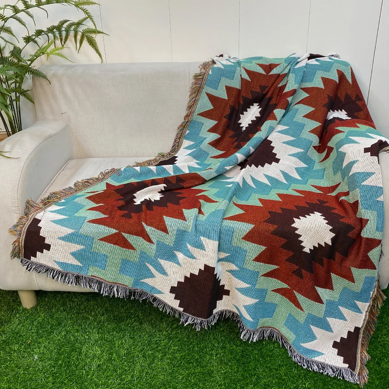 wholesale boho blankets custom woven tapestry blanket throw rugs