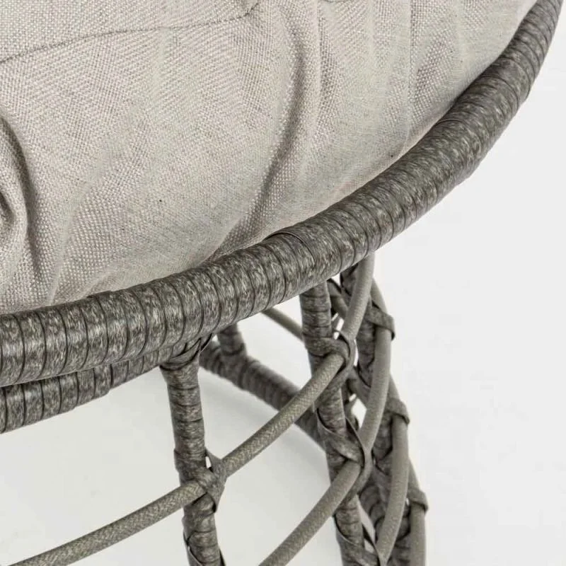 DAIJIACHINA PE Rattan Armchair Handmade Modern Radar Chairs Outdoor Patio Chairs