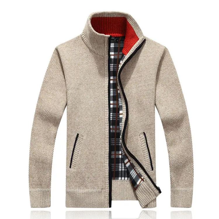 Популярный горячий дизайн зимний Кардиган мужские свитера удобный мужской свитер с длинным