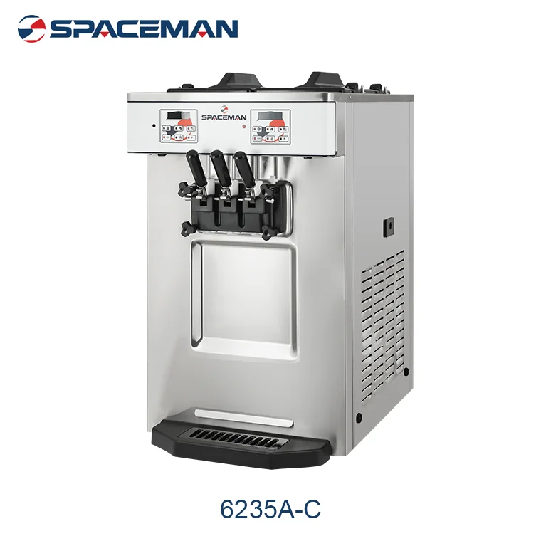 SPACEMAN CE ETLice-cream machine high quality newly type frozen yogurt soft ice cream machine