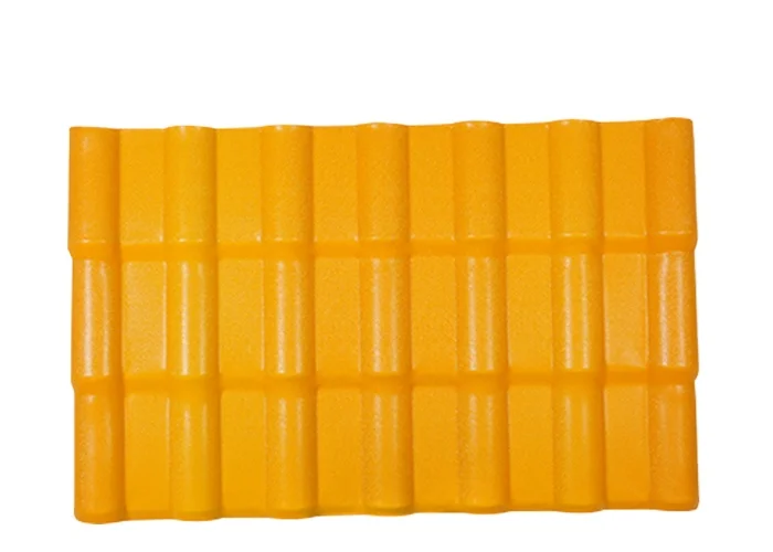 Fireproof waterproof 1050mm ASA PVC Spanish bamboo roof tile roof sheet for traditional building construction