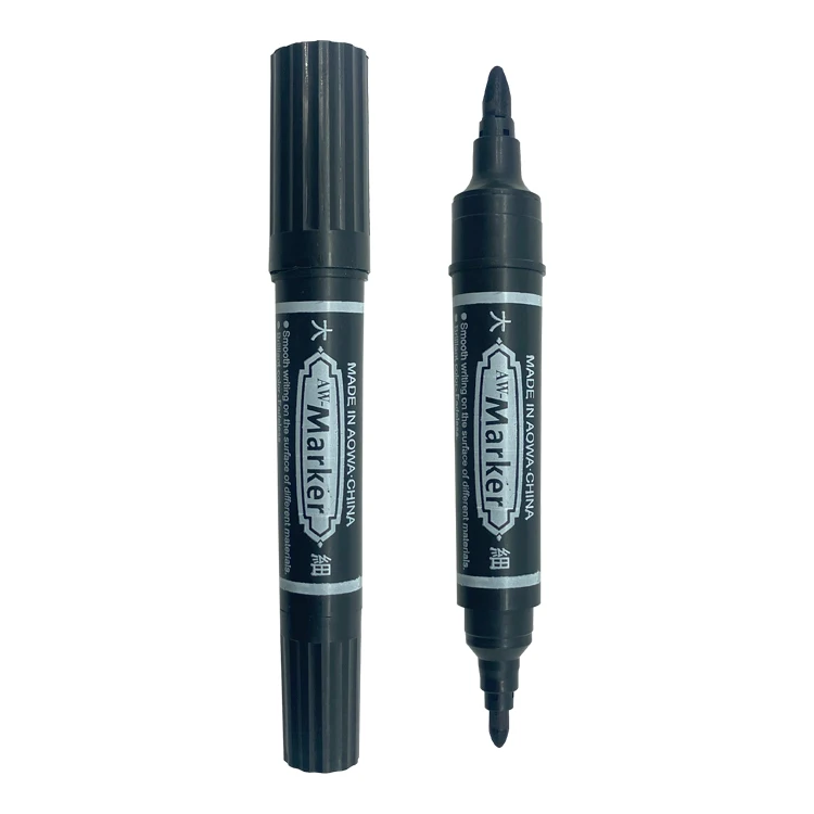 Factory art marker double sided permanent  paint marker silicone waterproof marker pen with custom logo for construction