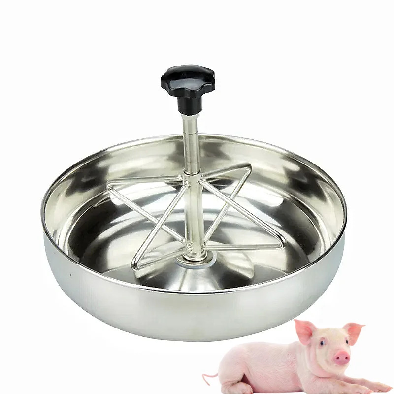 piglet durable feeder Stainless Steel feed trough for farming Piglet Feeding Food Trap Tank