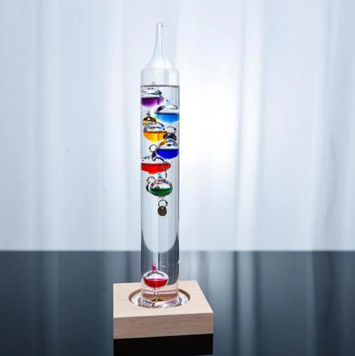 Weather Forecast Predictor Glass Ball Galileo Thermometer
