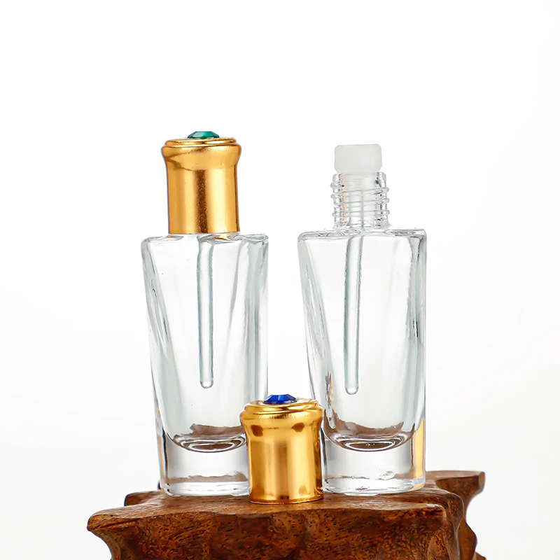 12ml octagonal essential oil roll on Glass bottle