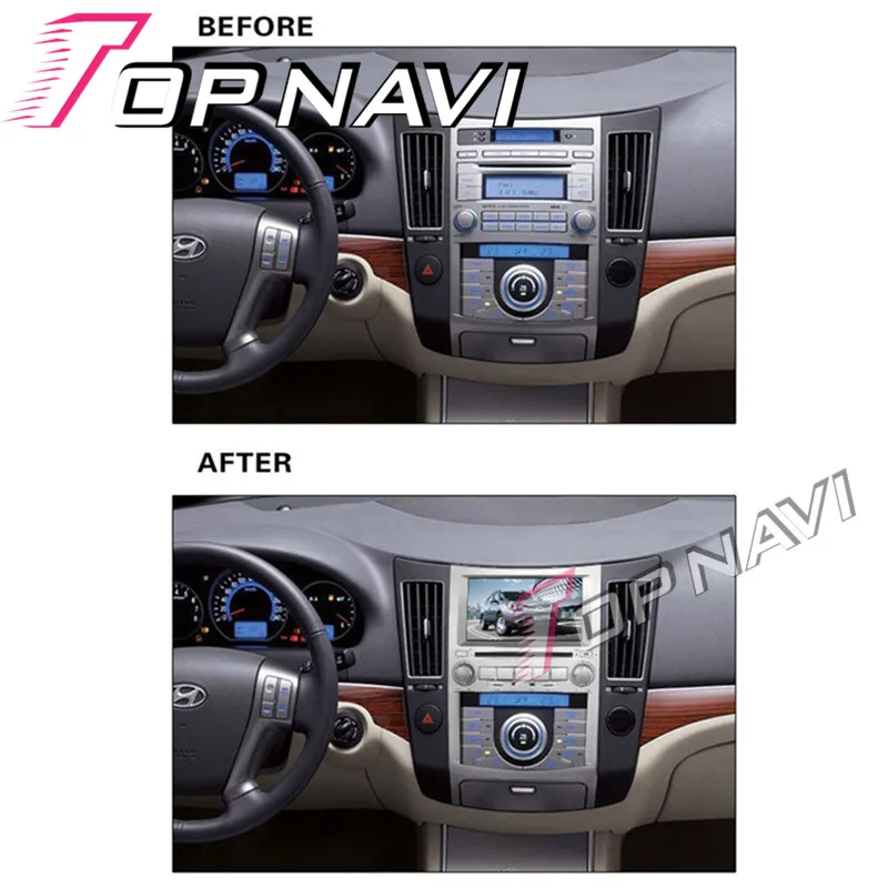 Cheap 7 Inch 4GB 64 GB Android 9.0 Multimedia Radio Audio For Hyundai Veracruz IX55 2006-2019 WIFI GPS Navigation