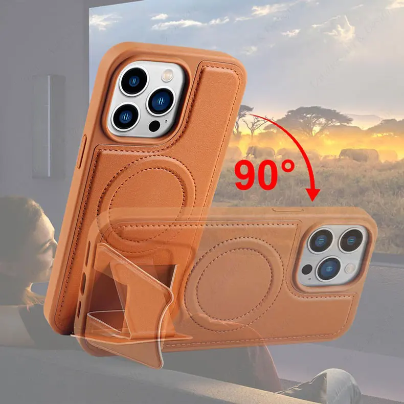 Laudtec SJK004 Cases Covers Flip Cover Pu Leather Tpu Holder Mobile Phone Case For Iphone 15 14 13 12 11 10 8 7 Plus Pro Max