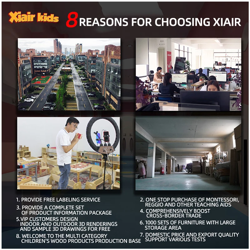 Мебель для дошкольного детского сада Xiair Montessori стол младенцев стулья деревянного классная мебель дизайн