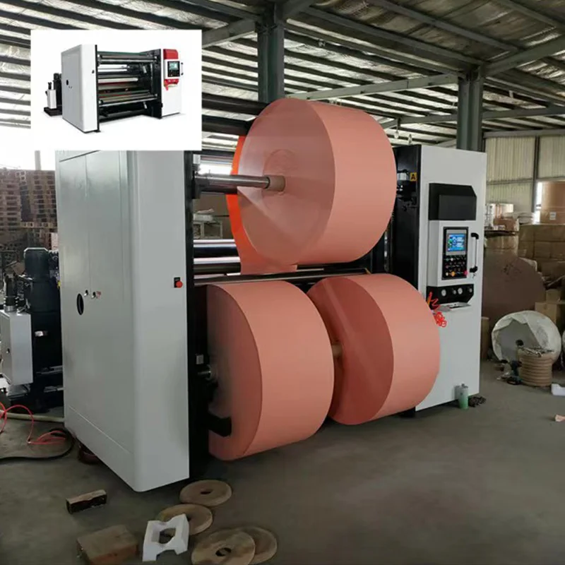 Hydraulic Shaftless Support Paper Roll Cutting Slitting and Rewinding Machine for Slitter Rewinder Machine with Corona Treater