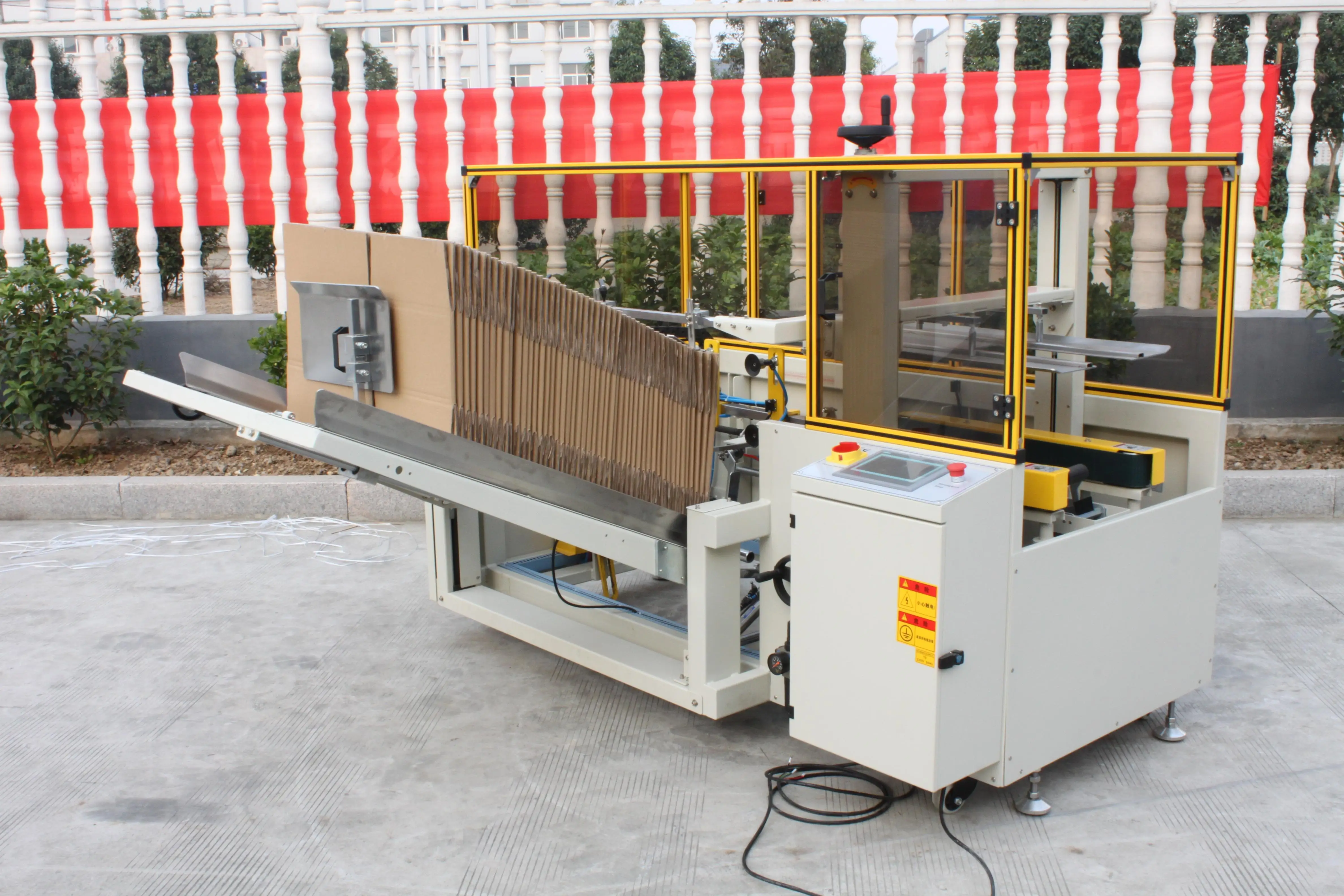 Carton box making machine / carton case erector /carton erecting machine