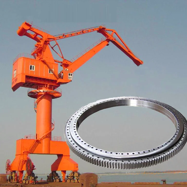 Helin Thin Section Light Type Slewing Ring Bearing Without Gear HF-230.20.0744